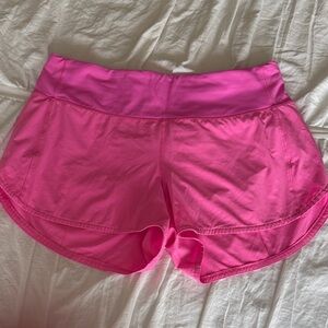 Lululemon Athletica Bright Pink Athletic Shorts